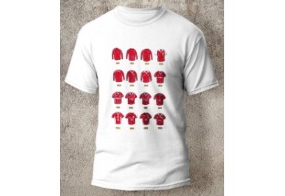 Bristol City FC Retro Art Football Shirts T-Shirt